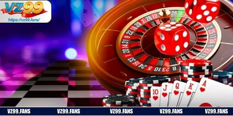 Sảnh game live casino hiện đại, sang trọng